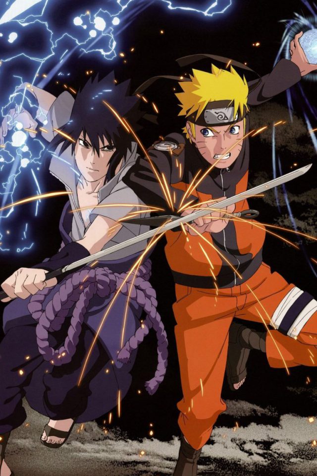 Download Wallpaper For Iphone - Naruto And Sasuke Wallpaper Hd Iphone , HD Wallpaper & Backgrounds