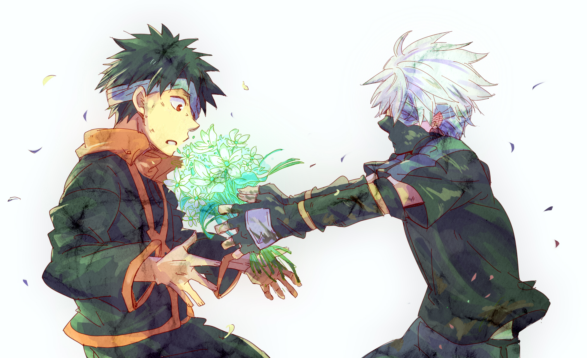 Kakashi Hatake And Obito Uchiha - Obikaka Yaoi , HD Wallpaper & Backgrounds