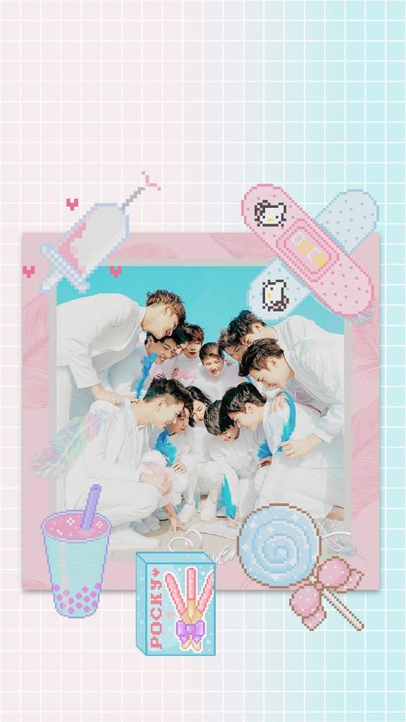 Cute Kpop Wallpapers - Seventeen Love & Letter Songs , HD Wallpaper & Backgrounds