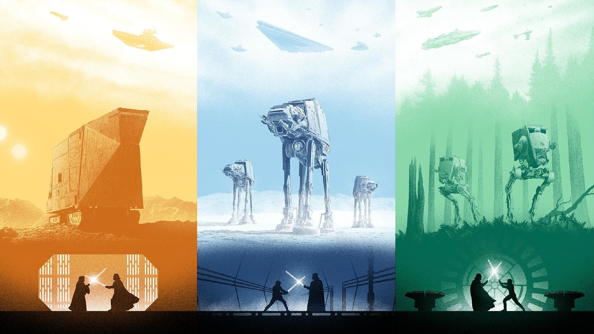 Largest Collection Of Star Wars Wallpapers For Free - Star Wars Wallpaper Empire Strikes Back , HD Wallpaper & Backgrounds