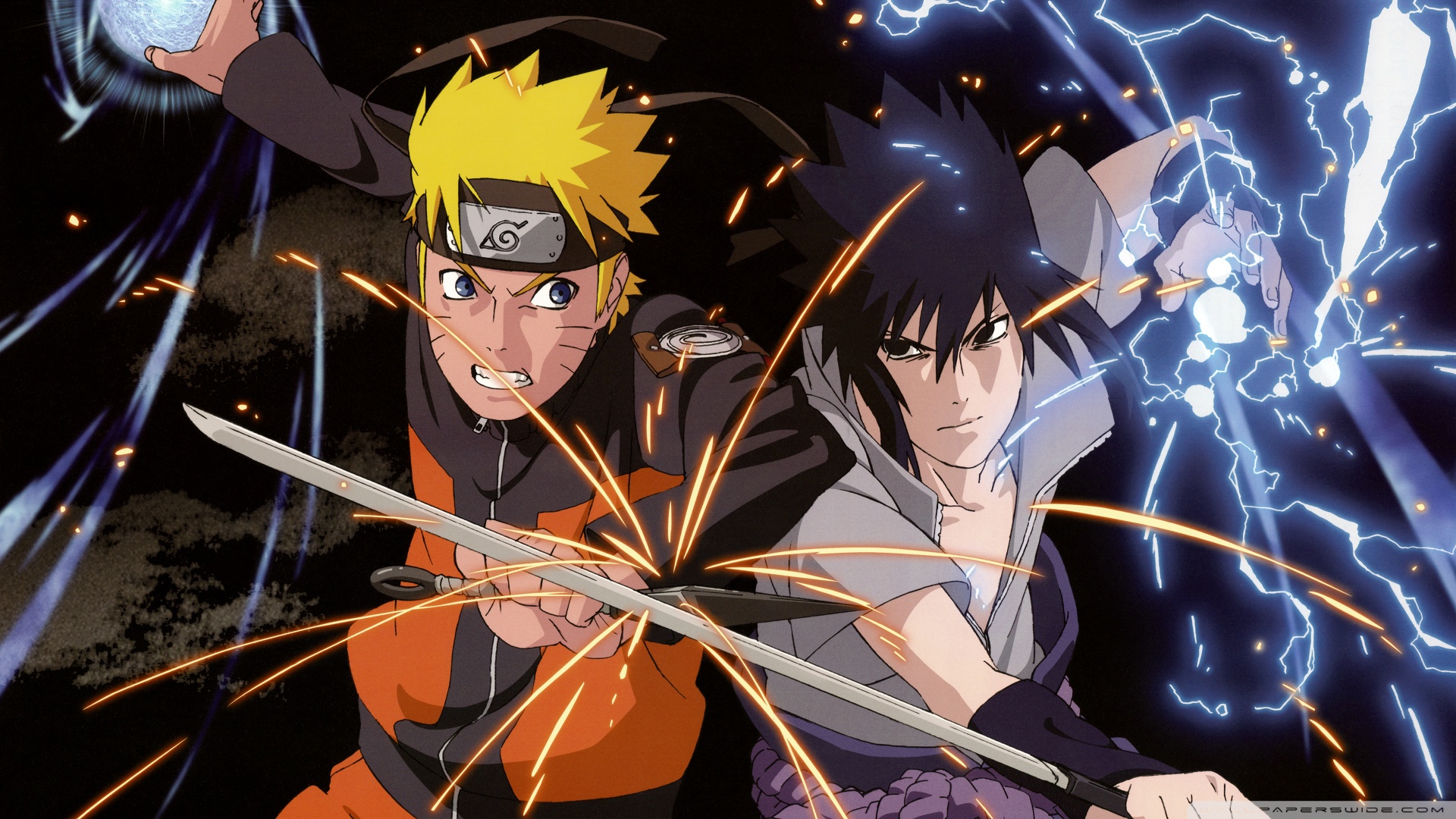 Naruto Vs Sasuke Wallpaper Hd , HD Wallpaper & Backgrounds