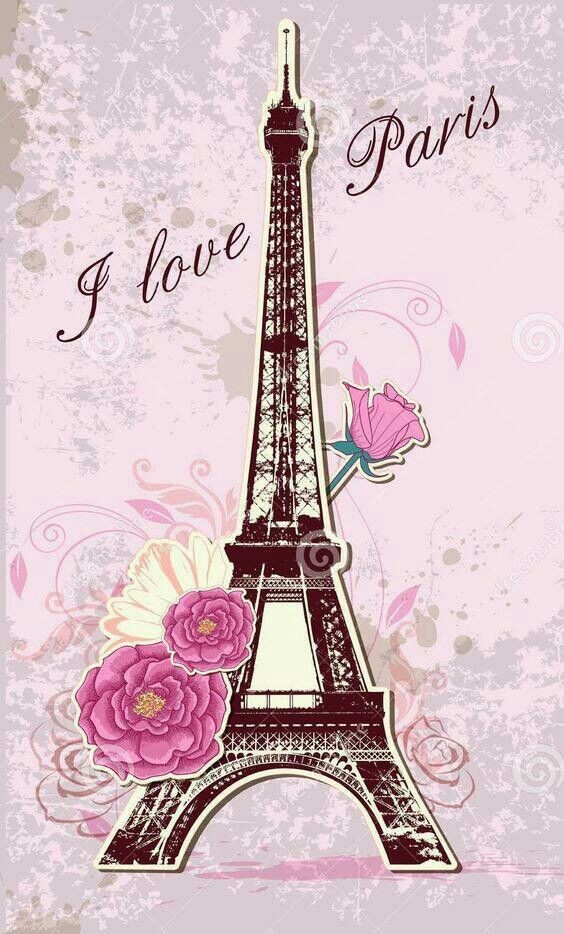 Paris Wallpaper Pink , HD Wallpaper & Backgrounds