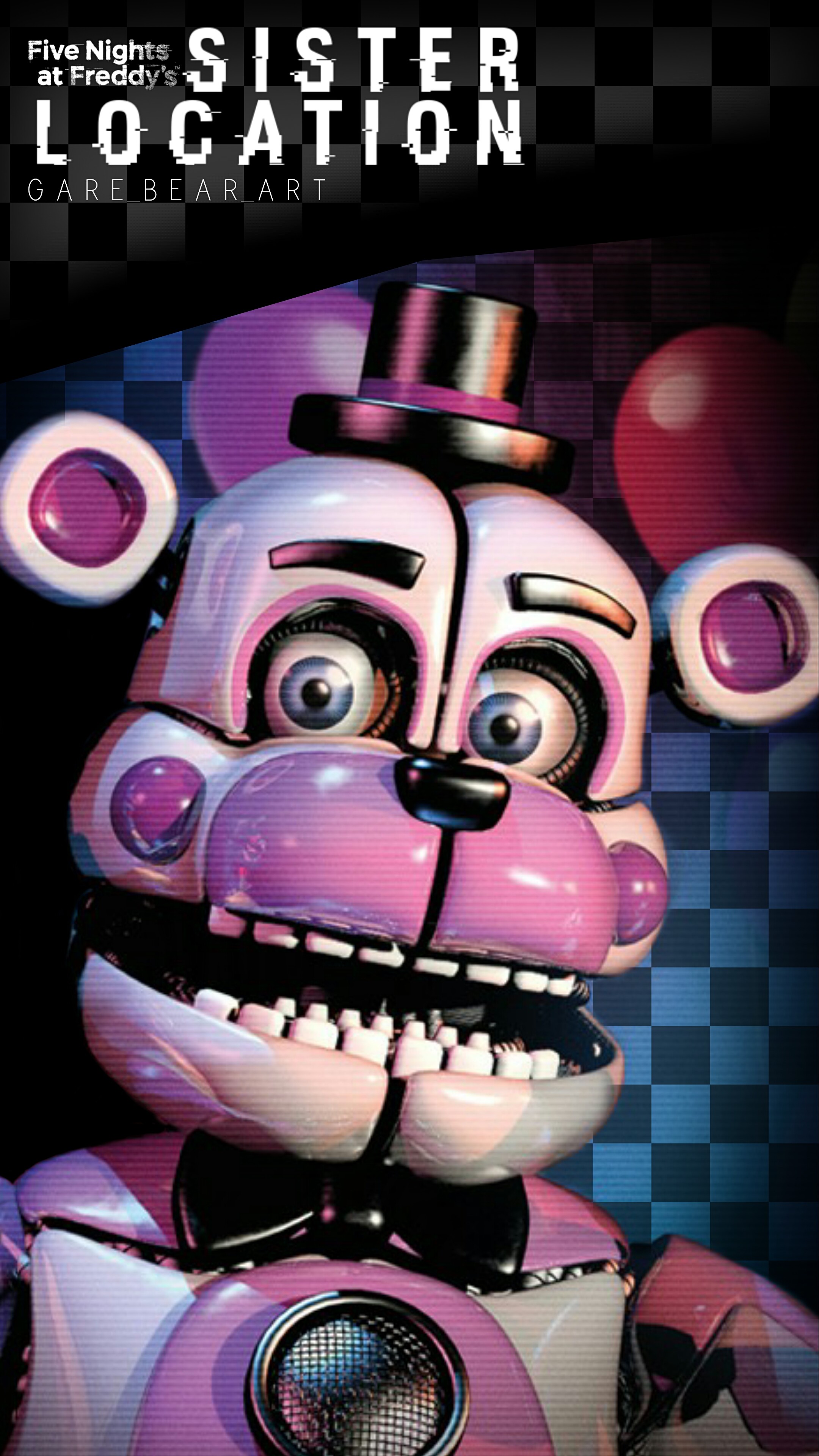 Good Night Wallpaper High Resolution - Sister Location Funtime Freddy Extra , HD Wallpaper & Backgrounds