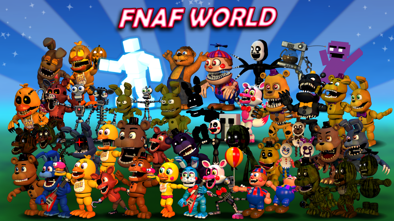 #71j7p26 Fnaf World Wallpapers - Fnaf World , HD Wallpaper & Backgrounds