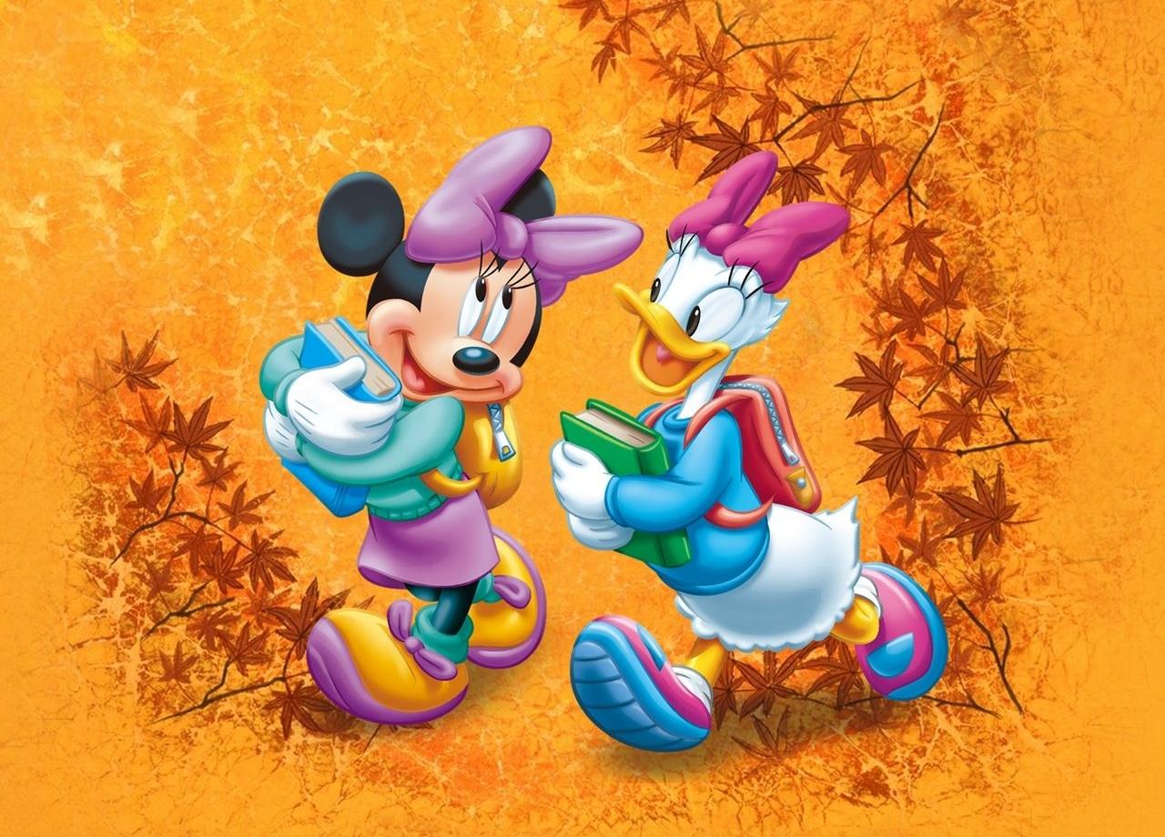 Wallpaper - Mickey And Minnie Mouse , HD Wallpaper & Backgrounds