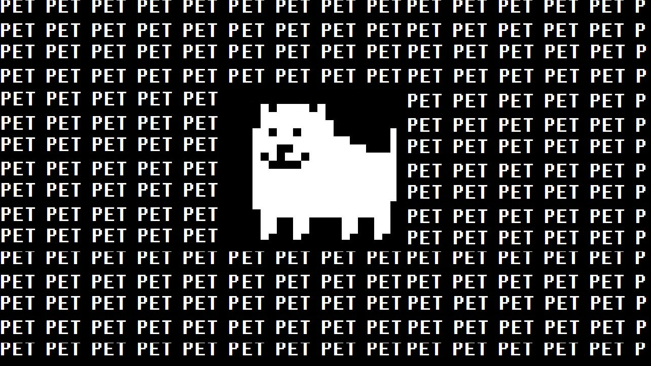 Undertale Images Toby Fox/annoying Dog Wallpaper Hd - Undertale Annoying Dog Background , HD Wallpaper & Backgrounds