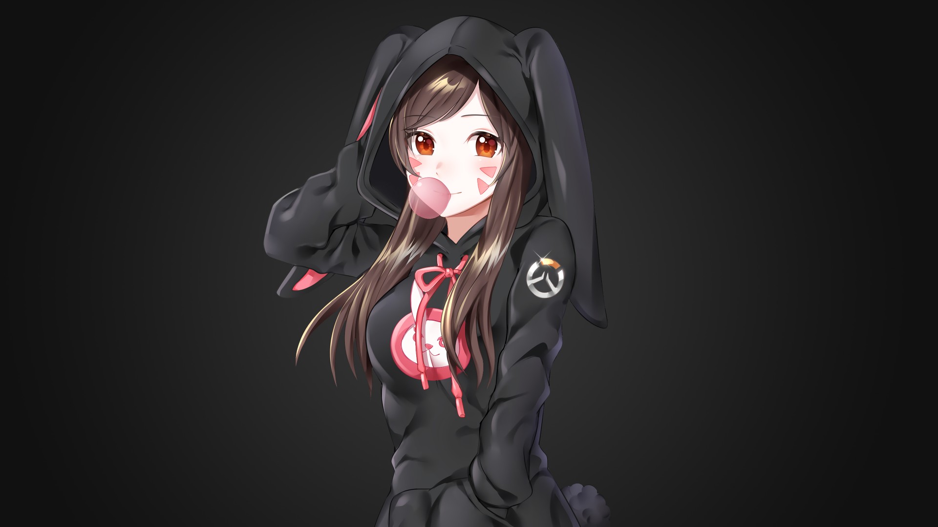 Dva Hoodie Overwatch - Fond D Écran Anime , HD Wallpaper & Backgrounds