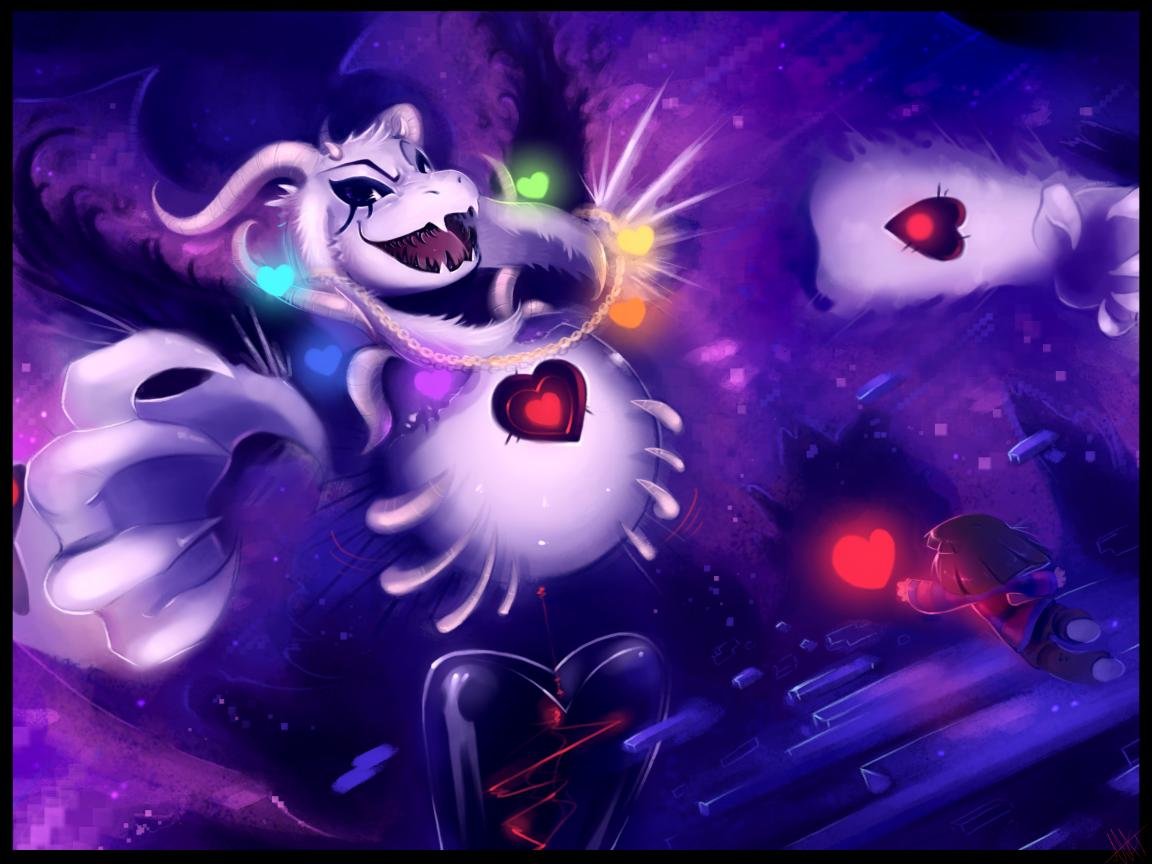 Asriel Dreemurr Final Form Fanart , HD Wallpaper & Backgrounds