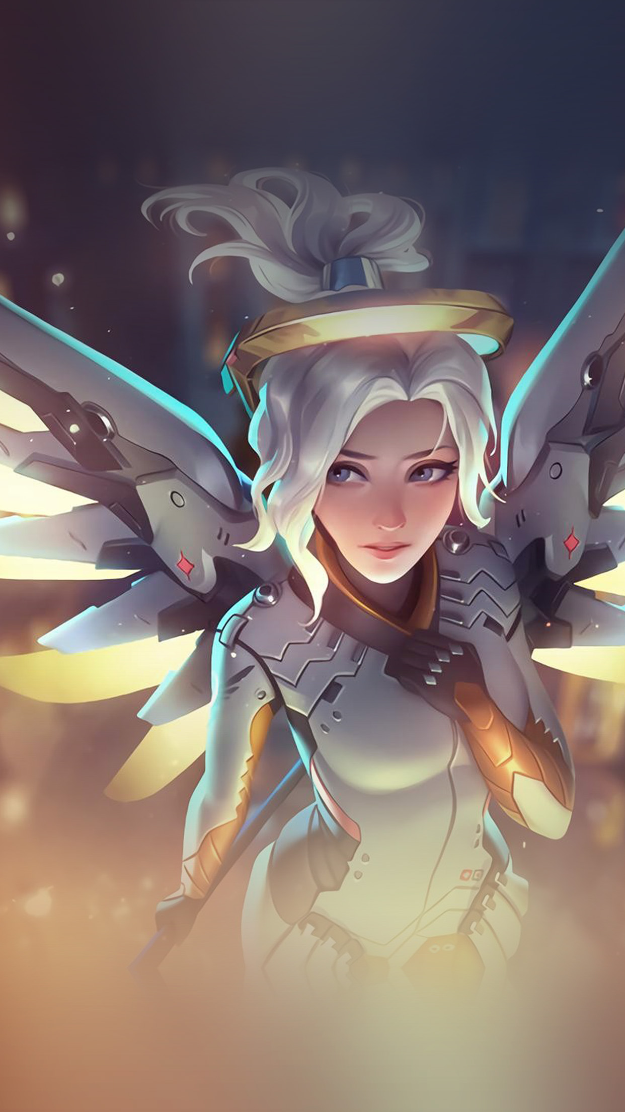 Overwatch Mercy Wallpaper Phone - Iphone Xr Wallpaper Overwatch , HD Wallpaper & Backgrounds