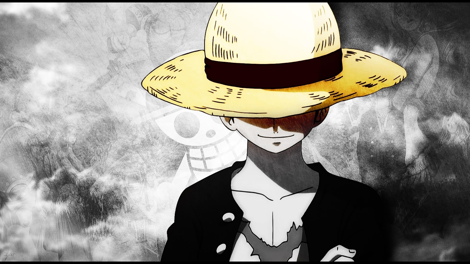 Luffy One Piece Wallpaper Hd - One Piece Full Hd , HD Wallpaper & Backgrounds