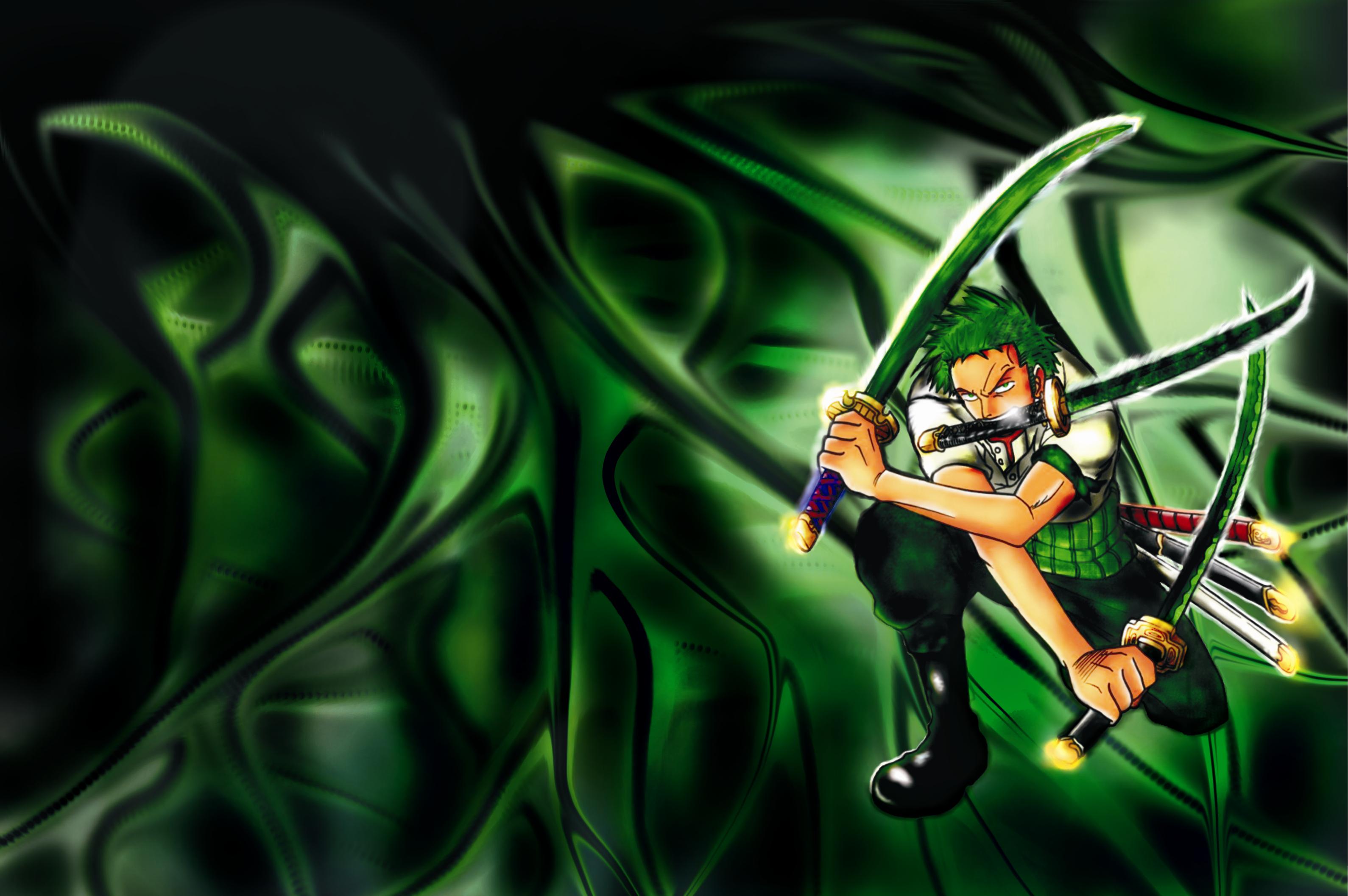 96+ Zoro Green Wallpaper Hd My