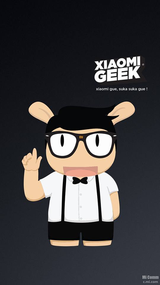 Yang Tertarik Atau Suka Dengan Wallpaper Xiaomi Geek - Cartoon , HD Wallpaper & Backgrounds
