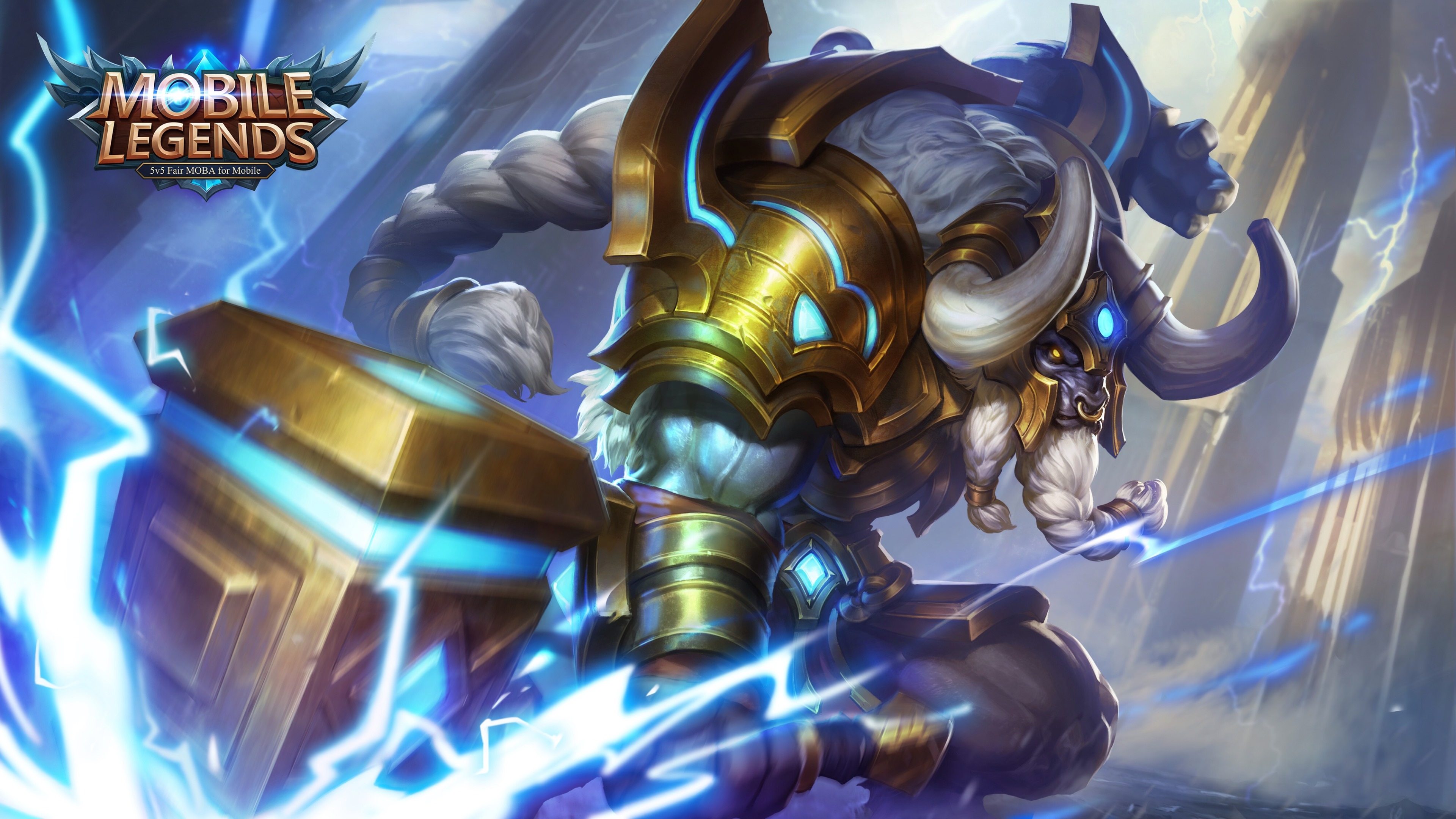 Minotaur Mobile Legends Wallpaper 1080p - Mobile Legends Minotaur Taurus , HD Wallpaper & Backgrounds