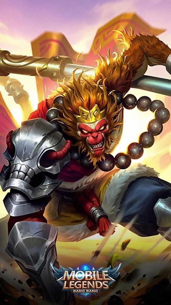 Mobile Legends Wallpaper - Monkey King Sun Mobile Legends , HD Wallpaper & Backgrounds