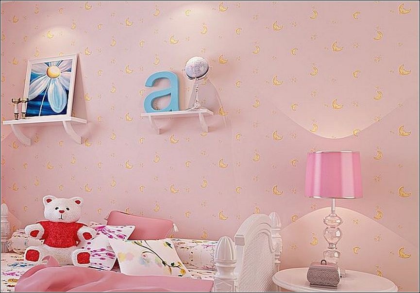 Wallpaper Lucu Anak Perempuan Luxury Model Hiasan Dinding - Pajangan Dinding Kamar Cewek , HD Wallpaper & Backgrounds