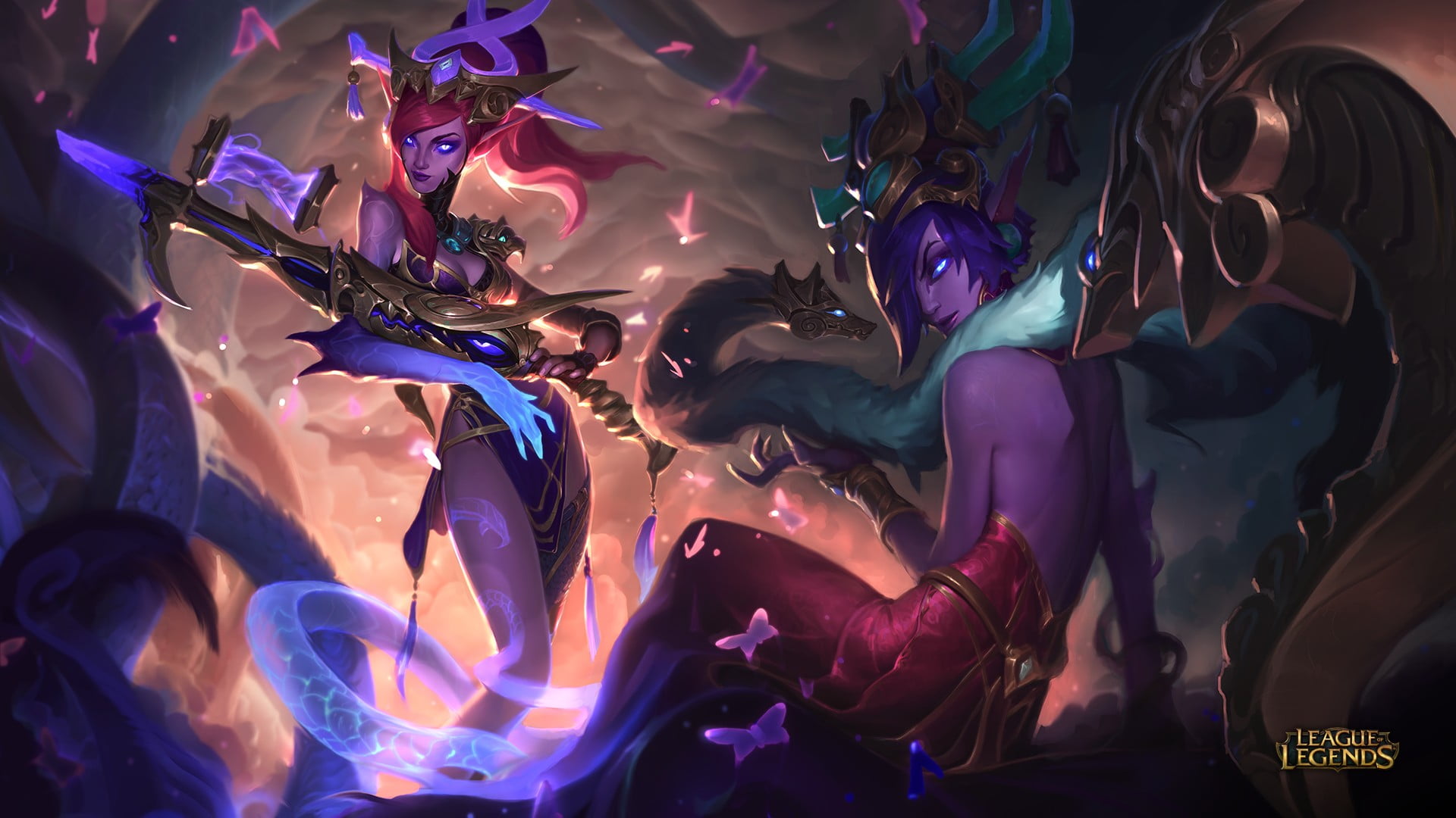 Caitlyn Lol Hd Wallpaper - Lunar Wraith Caitlyn Morgana , HD Wallpaper & Backgrounds