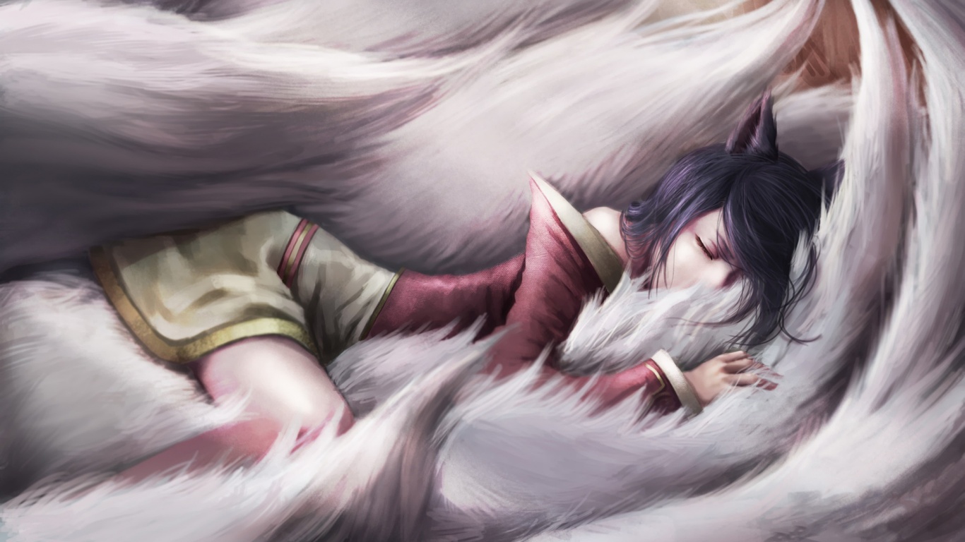 League Of Legends Ahri Wallpaper Hd , HD Wallpaper & Backgrounds