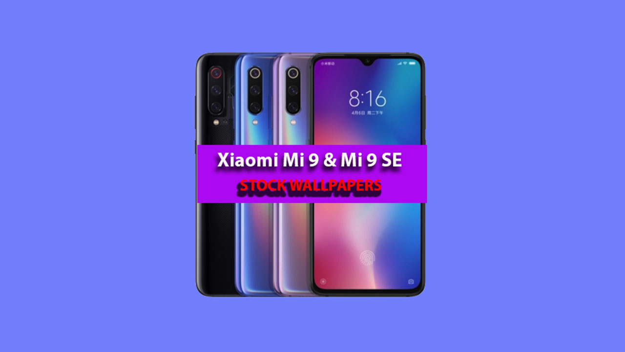Download Xiaomi Mi 9 And Mi 9 Se Stock Wallpapers - Xiaomi Mi 9 Se , HD Wallpaper & Backgrounds