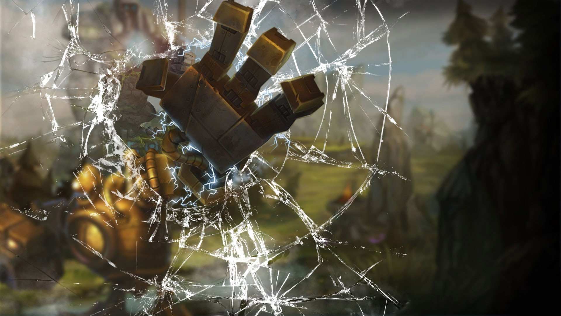 Blitzcrank League Of Legends Hd Wallpaper - League Of Legends Wallpaper Hd , HD Wallpaper & Backgrounds