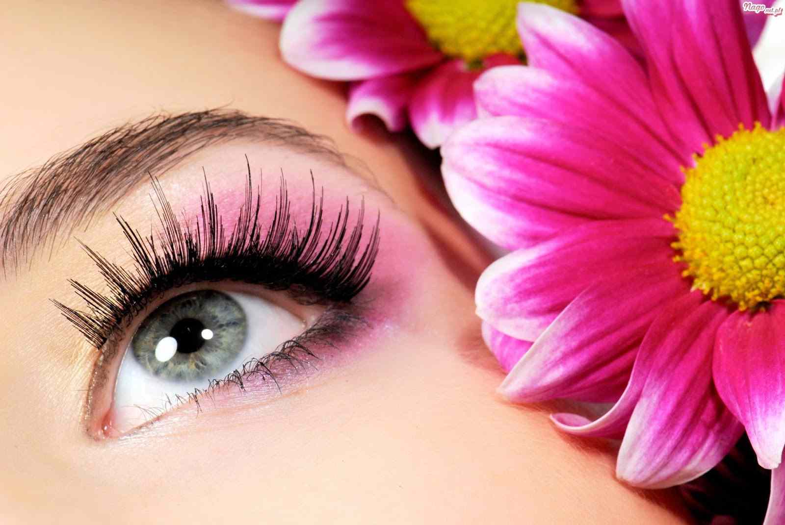 Beautiful Eye With Flower , HD Wallpaper & Backgrounds