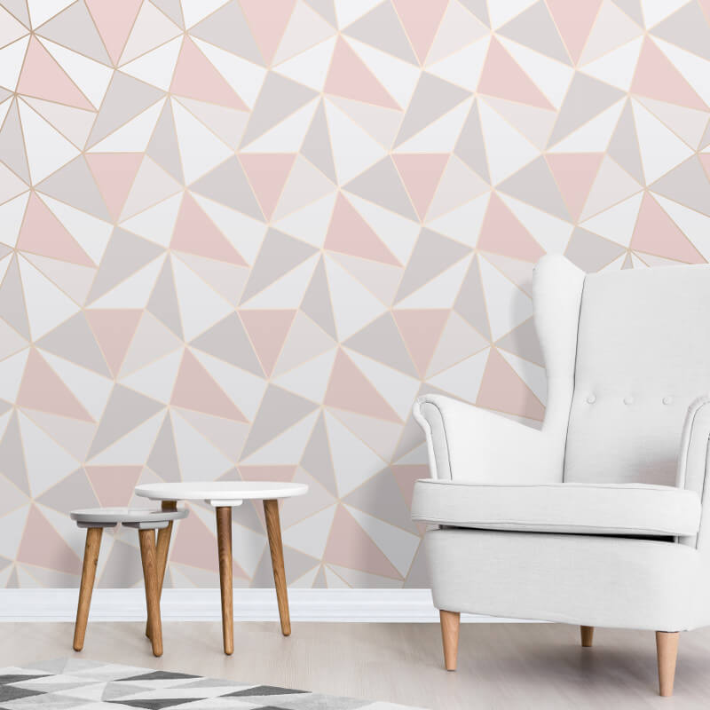 Room Wallpaper - Rose Gold Wallpaper For Bedroom , HD Wallpaper & Backgrounds