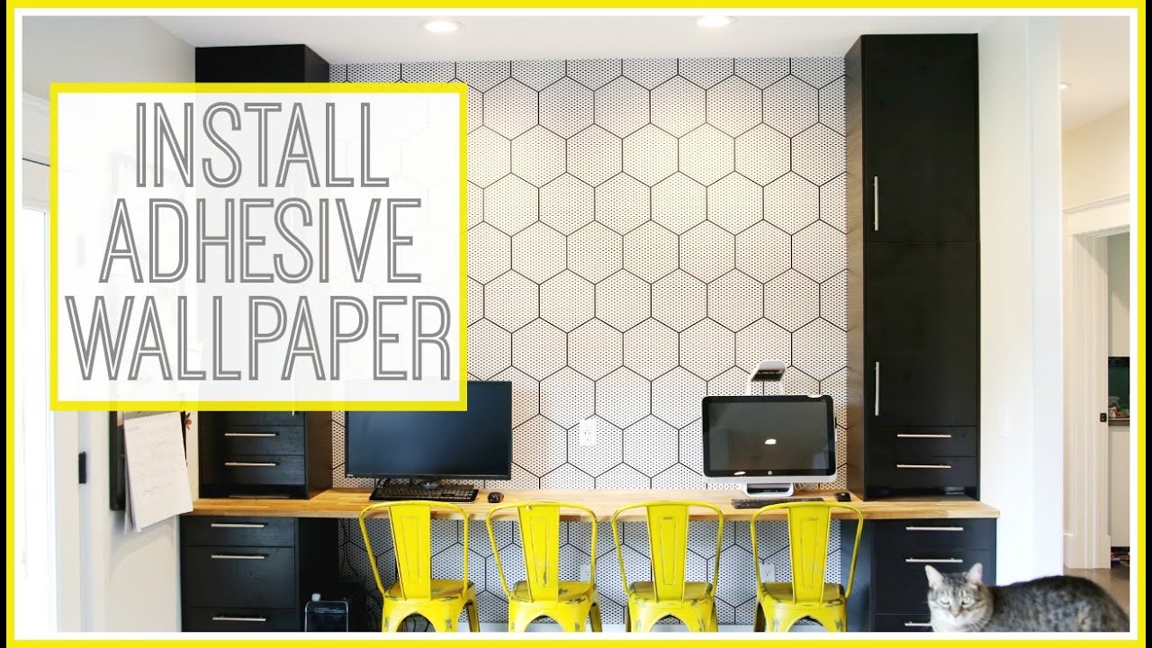 Installing Adhesive Backed Vinyl Wallpaper - Wall , HD Wallpaper & Backgrounds
