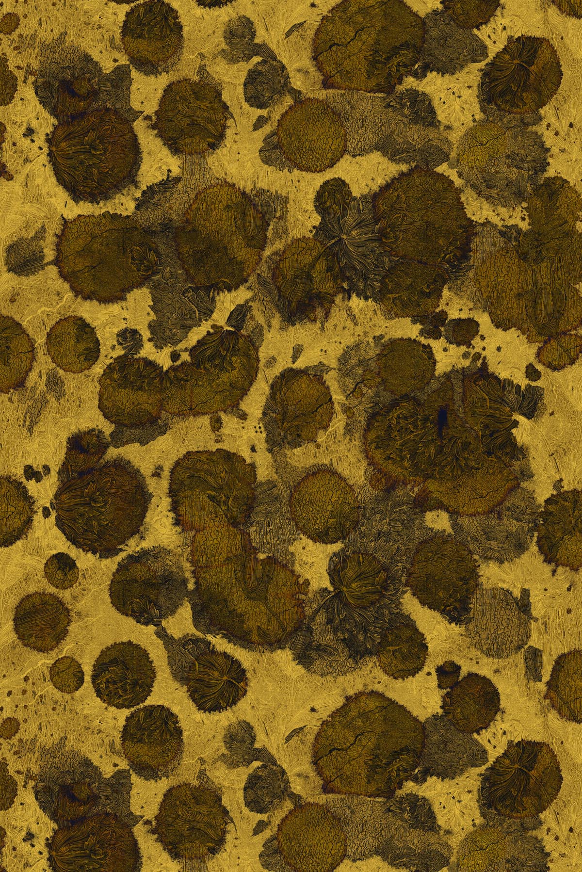 Fresco Old Gold Vinyl Wallpaper - Timorous Beasties , HD Wallpaper & Backgrounds