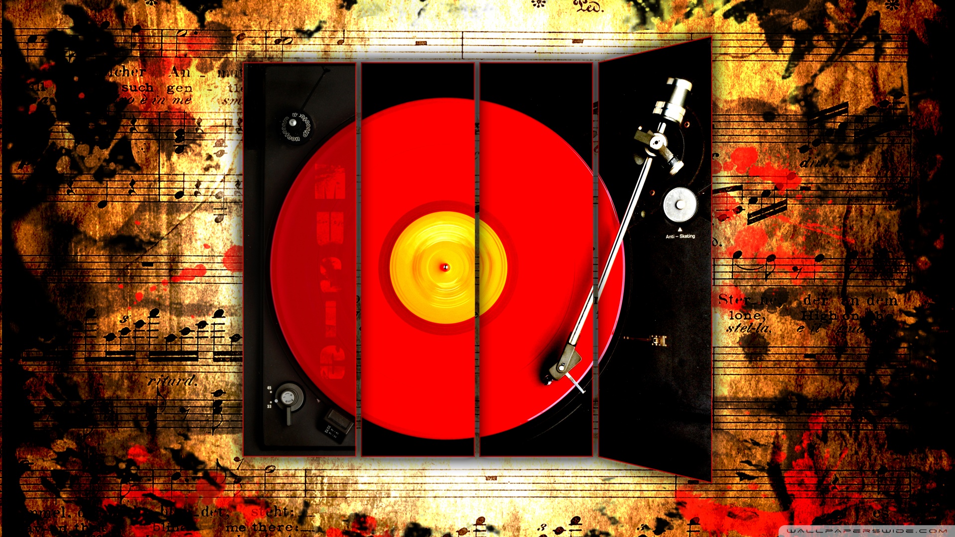 Vinyl Record Vintage Wallpaper - Facebook Cover Photo Records , HD Wallpaper & Backgrounds