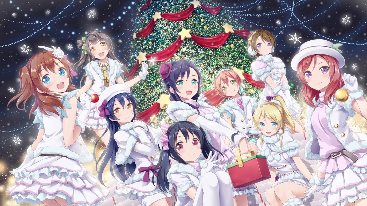 【hoshieru ☆l】【love Live School Idol Project】snow Halation - Love Live Wallpaper Christmas , HD Wallpaper & Backgrounds