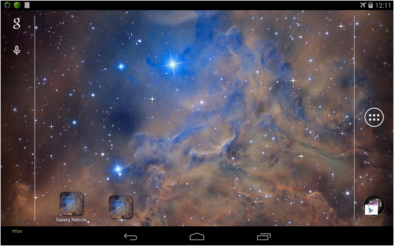 Galaxy Live Wallpaper Lovely Galaxy Nebula Live Wallpaper - Ic405 , HD Wallpaper & Backgrounds