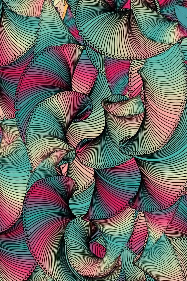 Colourful Zentangle And Optical Illusion A Beautiful - Colourful Zentangle , HD Wallpaper & Backgrounds