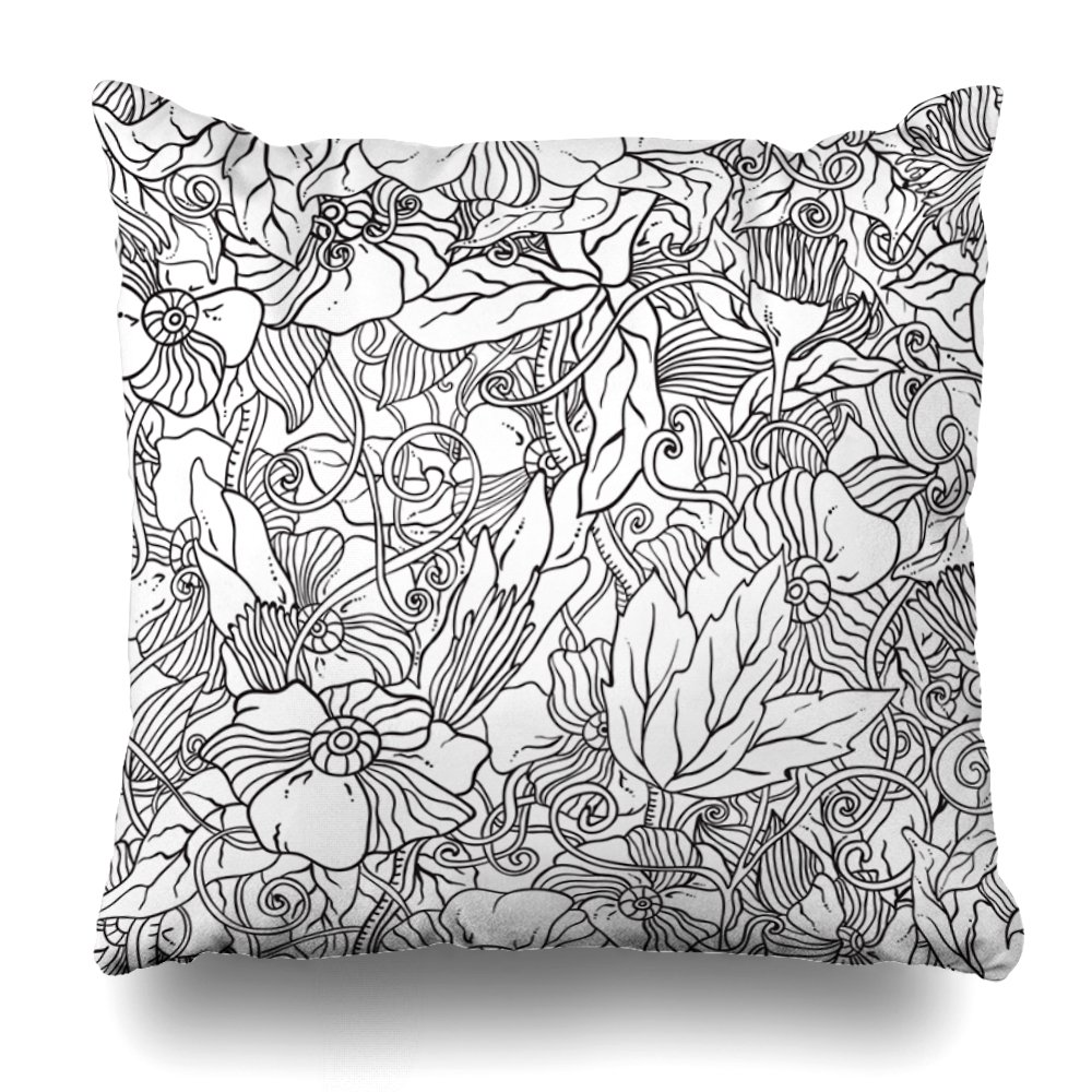 Soopat Decorative Throw Pillow Cushion Cover 16 X16 - Line Art , HD Wallpaper & Backgrounds