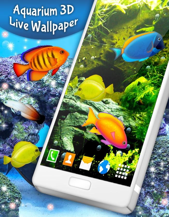 Aquarium 3d Live Wallpaper For Android - Coral Reef Fish , HD Wallpaper & Backgrounds