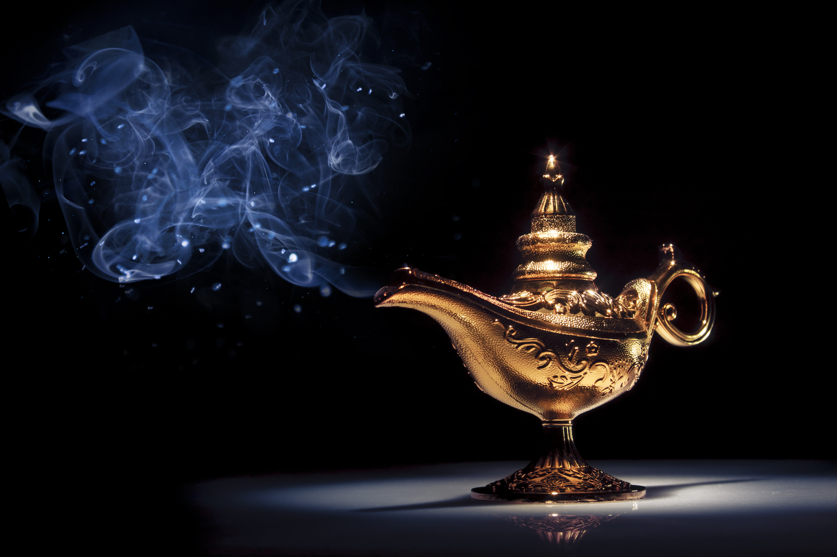 Smoke Clipart Magic Smoke - Genie Lamp , HD Wallpaper & Backgrounds