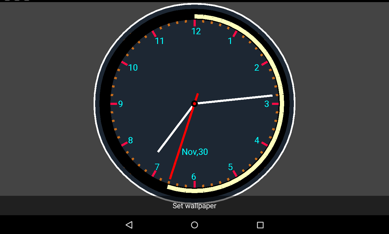 Live Clock Wallpaper - Live Clock Wallpapers For Android , HD Wallpaper & Backgrounds