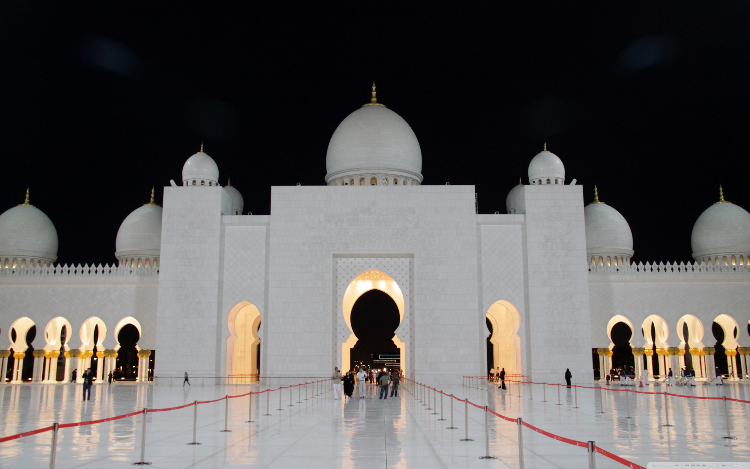 Wide 16 - - Sheikh Zayed Mosque Abu Dhabi , HD Wallpaper & Backgrounds