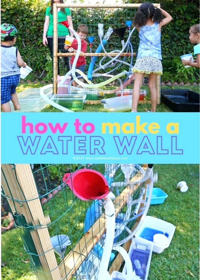 Garden Water Wall A Water Wall Is A Great Outdoor Activity - Diy Music Kids Outdoor , HD Wallpaper & Backgrounds