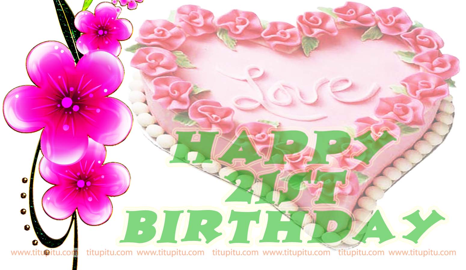 Wallpaper Wishes Messages For 21st Birthday - Birthday , HD Wallpaper & Backgrounds