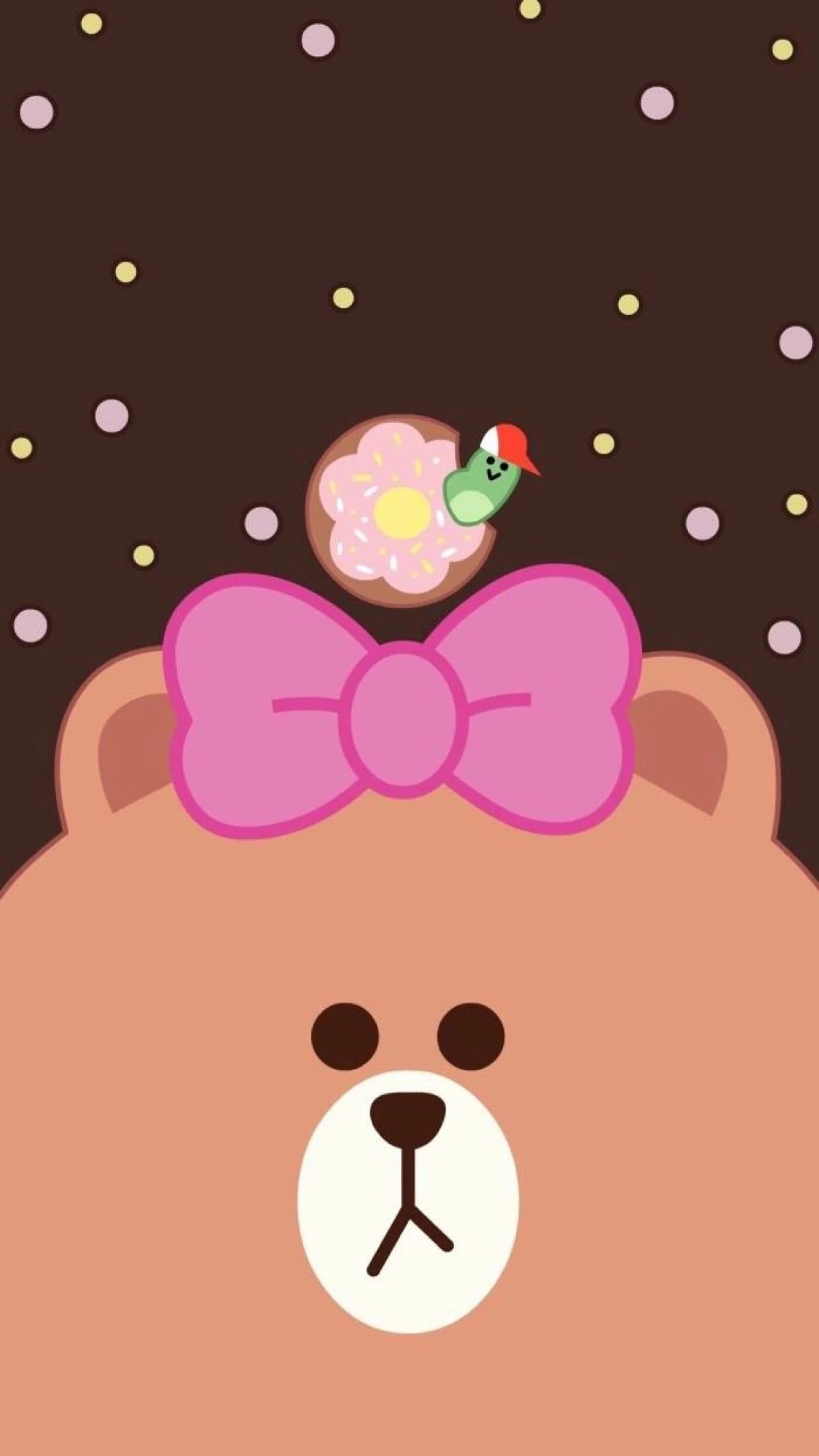 Line Friends Wallpaper Iphone , HD Wallpaper & Backgrounds