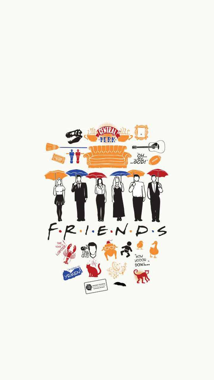 Best Friend - Friends Tv Show Drawing , HD Wallpaper & Backgrounds
