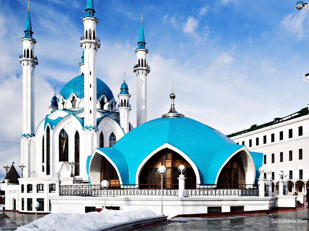 Download Full Wallpaper - Kazan Kremlin, Qolsharif Mosque , HD Wallpaper & Backgrounds