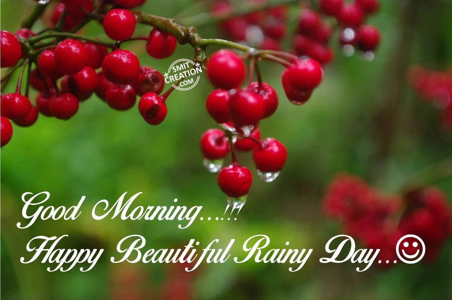 Good Morning Happy Beautiful Rainy Day - Good Morning Happy Rainy Day , HD Wallpaper & Backgrounds
