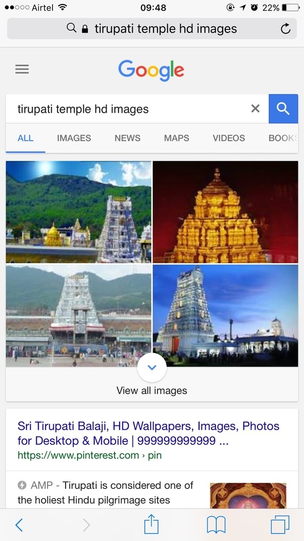 Tirupati - Tirupati Balaji Temple , HD Wallpaper & Backgrounds