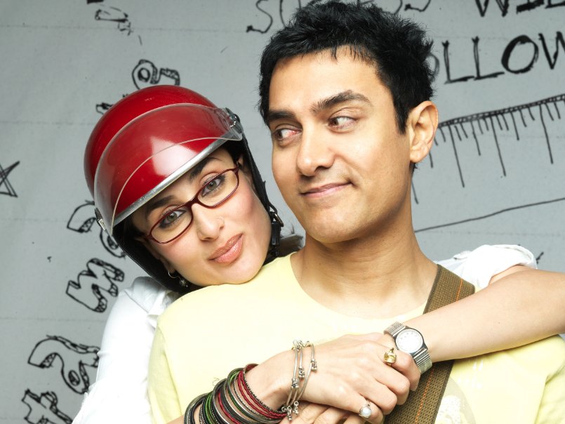 3-idiots Hd Wallpapers Free Download - 3 Idiots Aamir And Kareena , HD Wallpaper & Backgrounds