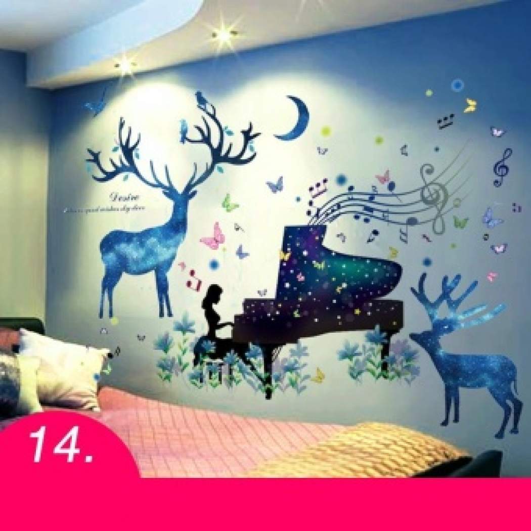 Cek Harga 3 Kepribadian Kreatif Hangat Kamar Tidur - Murales De Papel Creativos , HD Wallpaper & Backgrounds