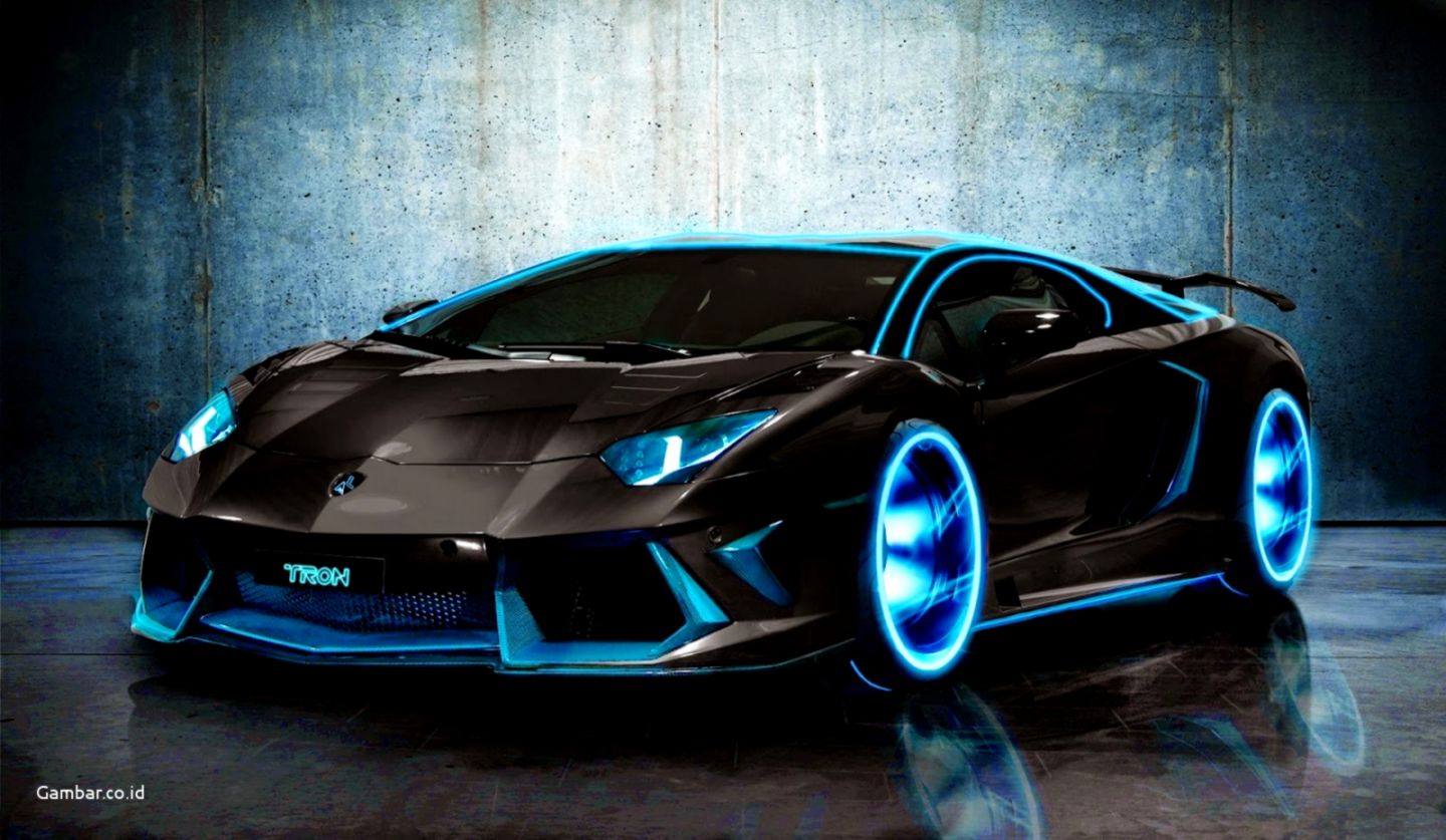 Wallpaper Mobil Sport Modifikasi Hd Modifikasi Style - Lamborghini Sesto Elemento Blue , HD Wallpaper & Backgrounds