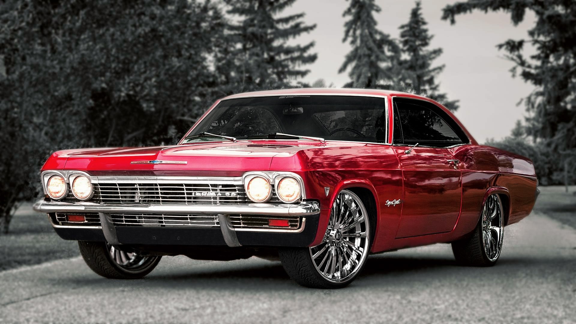 Kumpulan Wallpaper Mobil Modifikasi - Chevrolet Impala 1964 , HD Wallpaper & Backgrounds