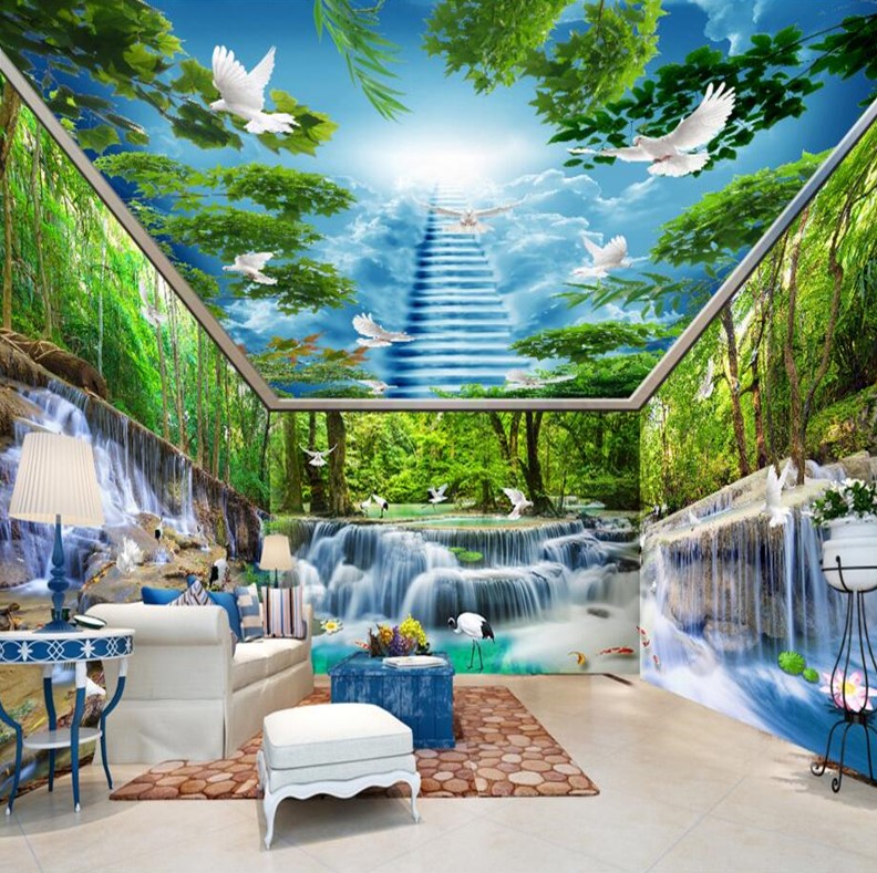 Wallpaper - 3d House Wall Painting , HD Wallpaper & Backgrounds