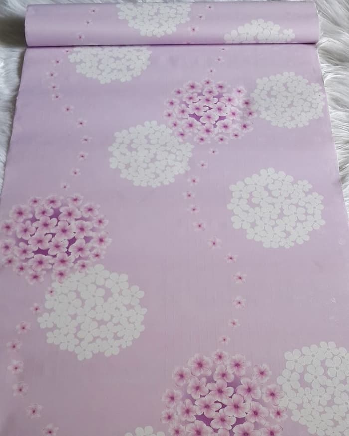 Jual Wallpaper Bunga Dasar Pink Cocok Untuk Dinding - Quilt , HD Wallpaper & Backgrounds