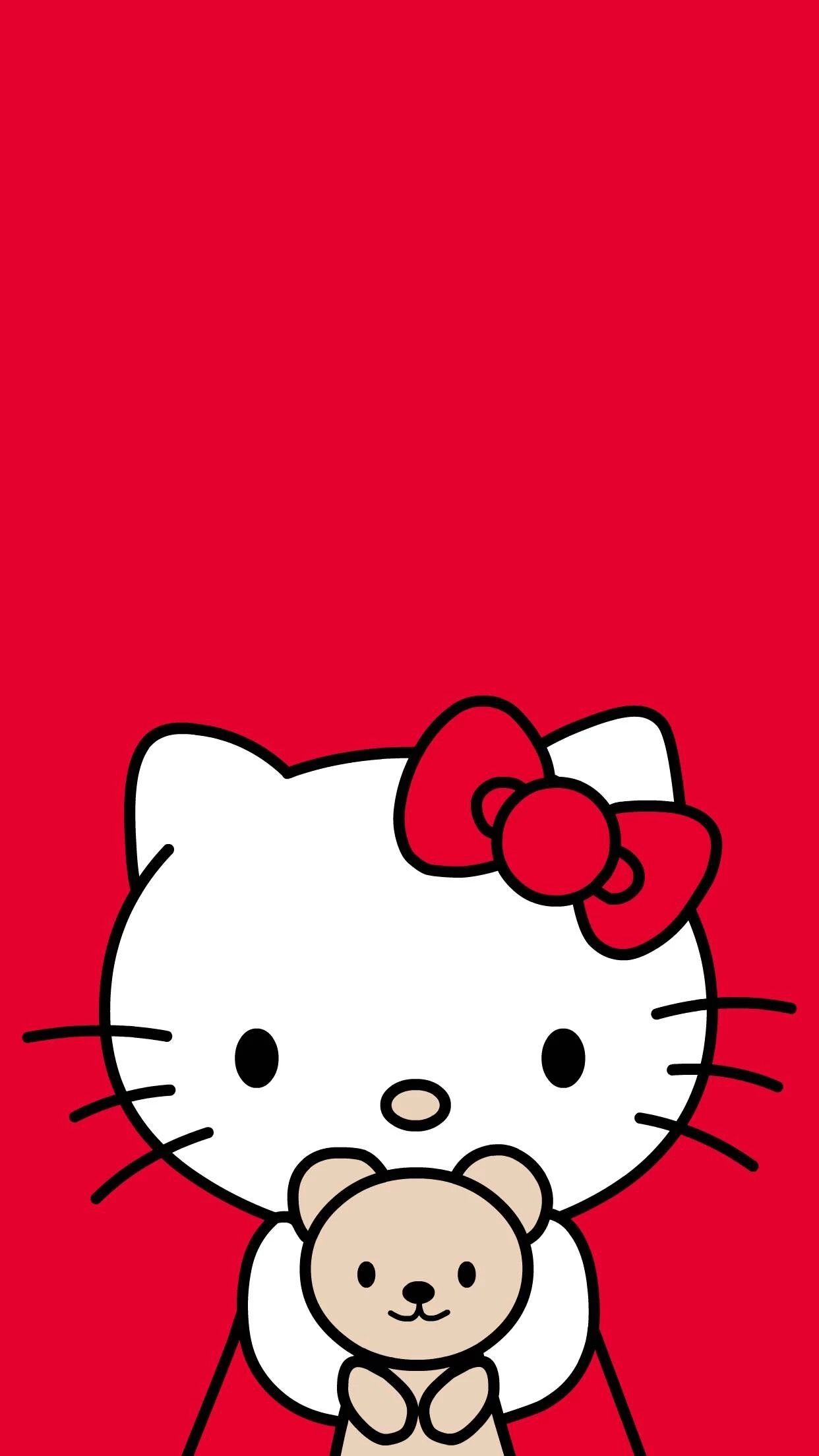 My Red Kitty 😻 Sanrio Hello Kitty, Hello Kitty My - Samsung J8 Back Cover For Girls , HD Wallpaper & Backgrounds